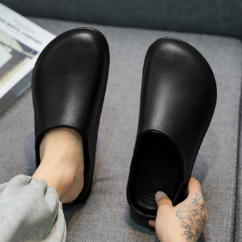 Papucsok Férfi Külkereskedelmi Plus Size 2024 Vízálló és Olajálló Szakácscipők Férfi és Női Divat Női Cipők Lábmunkához Szandálok