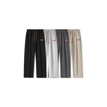 Tavaszi és őszi új, széles szárú sportnadrág, férfi koreai stílusú, divatos, bő, mártott, minden mérkőzésre alkalmas hétköznapi nadrág
