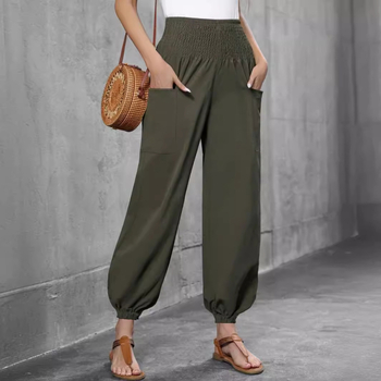 Női selyemnadrág, nyári, új szezon, selyem szatén, prémium eperfa selyemnadrág, luxus, divatos, laza, karcsúsító, bő szárú nadrág