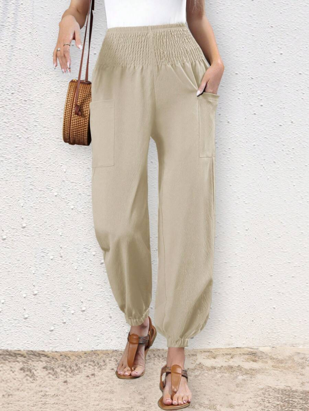 Női selyemnadrág, nyári, új szezon, selyem szatén, prémium eperfa selyemnadrág, luxus, divatos, laza, karcsúsító, bő szárú nadrág