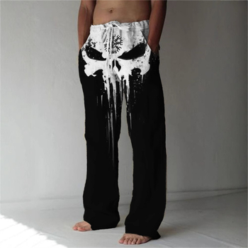 Határokon átnyúló Európa és az Egyesült Államok szabadidős divat bő vászon nadrág digitális nyomtatás fix z mindenféle minta tavasz és ősz