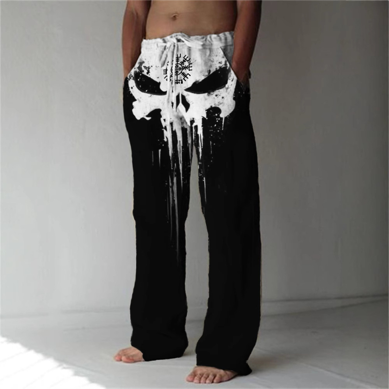 Határokon átnyúló Európa és az Egyesült Államok szabadidős divat bő vászon nadrág digitális nyomtatás fix z mindenféle minta tavasz és ősz