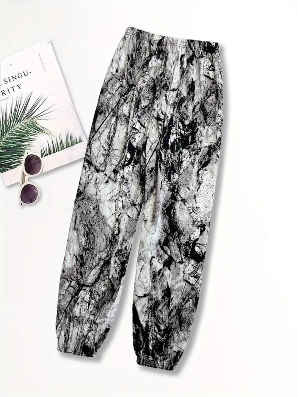 Amazon határokon átnyúló női nyári lélegző tej selyem vékony selymes női otthoni mellbimbós hétköznapi nadrág