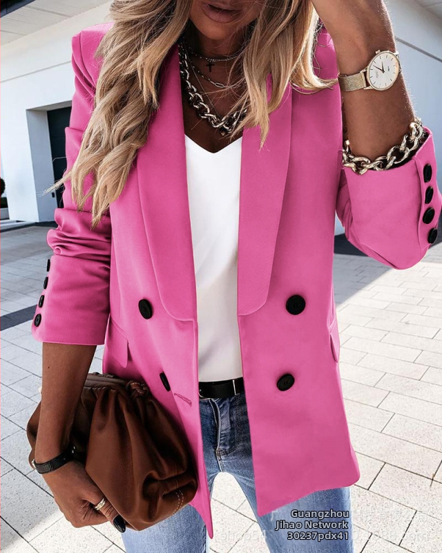 Europski i američki ženski kardigan/sako s uzorkom kopitara LZR7716A