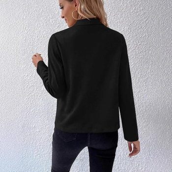 Comerț exterior transfrontalier Îmbrăcăminte europeană și americană Site independent Amazon Jacheta Shein din piele întoarsă este elegantă, la modă și versatilă