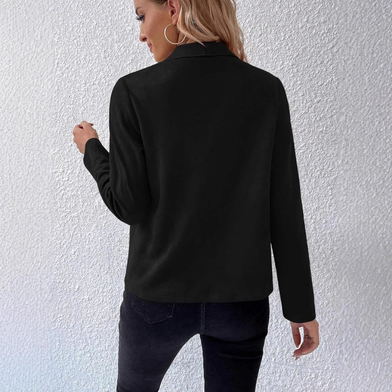 Comerț exterior transfrontalier Îmbrăcăminte europeană și americană Site independent Amazon Jacheta Shein din piele întoarsă este elegantă, la modă și versatilă