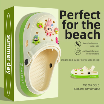 Új Fruit Rab szövet, mindenféle színű, dupla színű, férfi és női lyukcipők, külső viselet, lapos, csúszásgátló papucsok, divatos szandálok