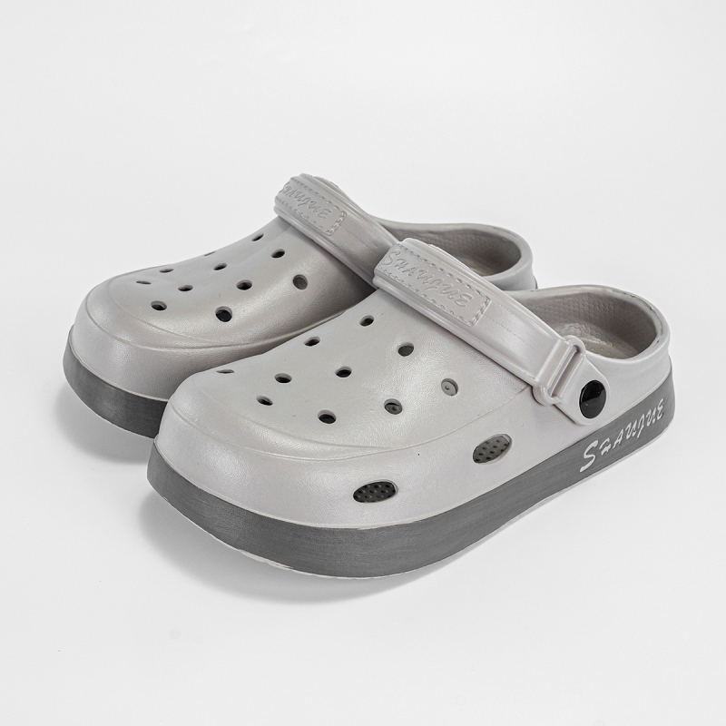 Új Fruit Rab szövet, mindenféle színű, dupla színű, férfi és női lyukcipők, külső viselet, lapos, csúszásgátló papucsok, divatos szandálok