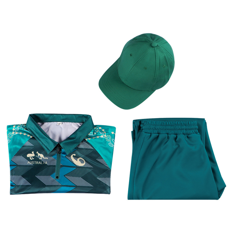 2024. aasta Amazoni uus breiktantsu kostüüm, Austraalia ragbi kostüüm, lavaesinemise kostüüm, laval saadaval