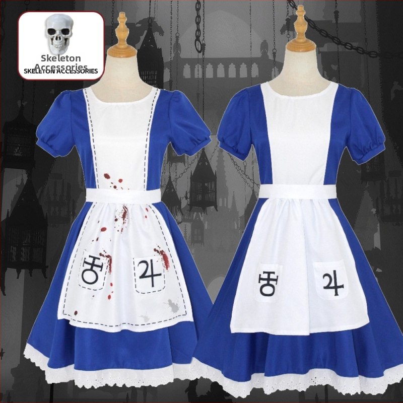 Alice Crazy Return cos öltöny Alice Alice szobalányöltöny cosplay színpadi jelmez