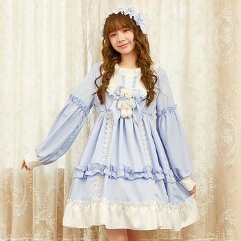 Kevadine lolita seelik, täiskomplekt, armas lolita tudengikleit, lolita jaapani stiilis pehme tüdrukute seelik, printsessi igapäevane seelik