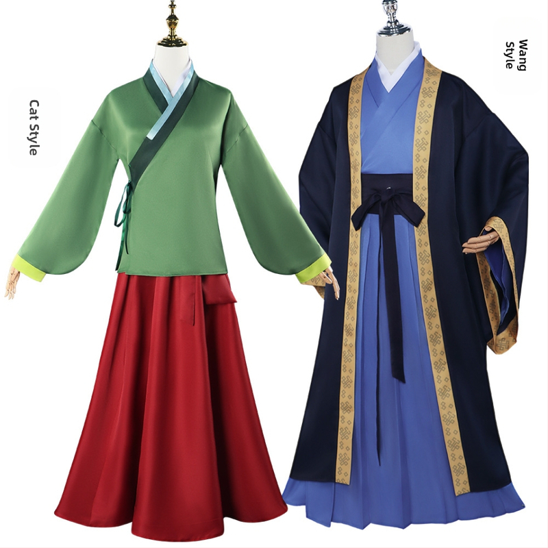 Medicine House`i tüdruku villased cos-riided, kass renshi cosplay-riided, kahemõõtmelised anime-mänguriided, kimono