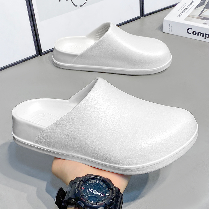 Baotou női nyári csúszásmentes, kopásálló, nem büdös lábszandál, mindenféle illeszkedésű, lélegző, csúcskategóriás páros szakácscipő