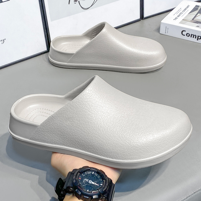 Baotou női nyári csúszásmentes, kopásálló, nem büdös lábszandál, mindenféle illeszkedésű, lélegző, csúcskategóriás páros szakácscipő