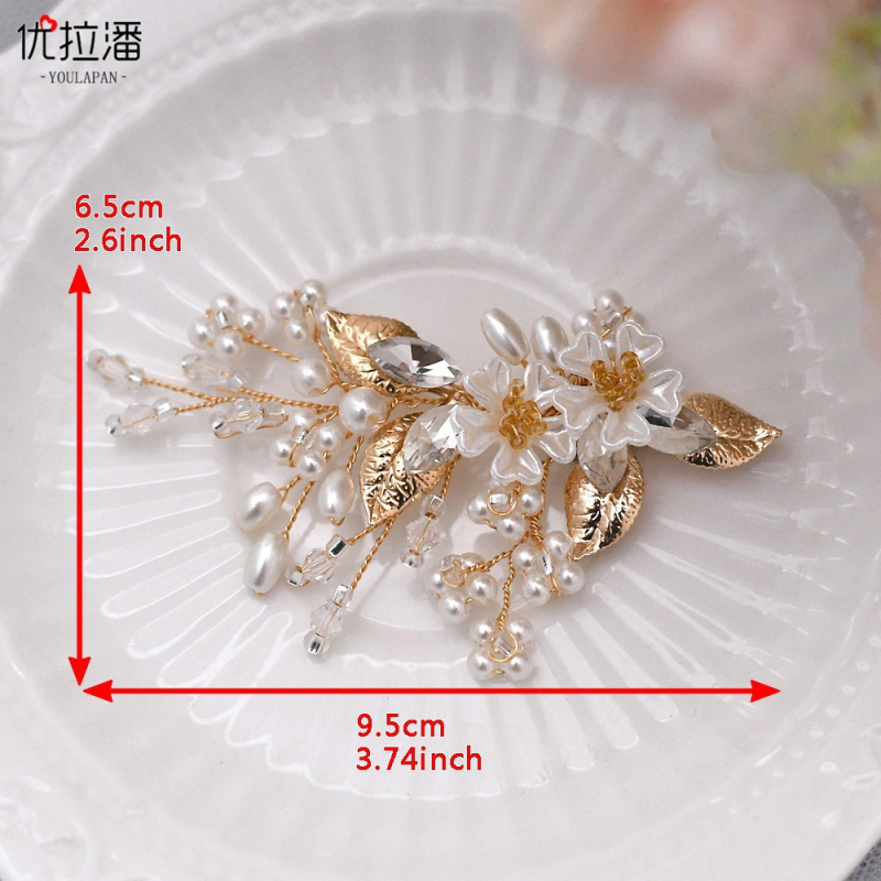 Yulapan HX21 kõrged kontsad pulmakingad aksessuaarid eemaldatav sulamist kingapandlaga pärllilledega kingad lillelised kingad kingade kaunistused