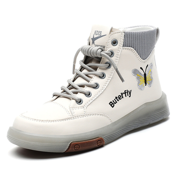 Valódi bőr Martin csizma női 2024 új őszi és téli magas szárú marhahús talpú női cipők puha talpú gyapjúbéléssel középkori anya bokacsizma