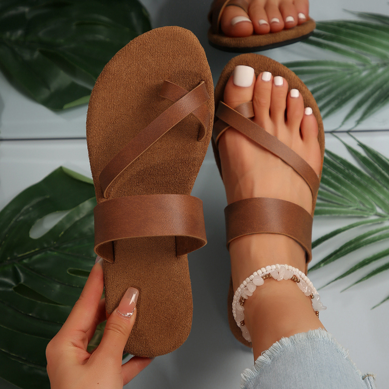 2024-es, határokon átnyúló, új orrú flip-flopok, női plus size alkalmi szandálok és papucsok, női strandcipők, lapos sarkú szandálok és papucsok nagykereskedelemben