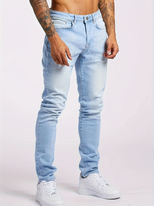 Európai és amerikai farmernadrágok, új, karcsúsított férfi nadrágok, határokon átnyúló exkluzív, divatos férfi nadrágok