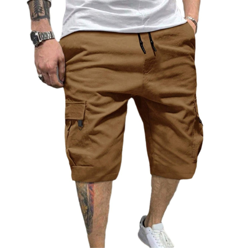 Meeste tööriistapüksid, suvised õhukesed, noortele mõeldud lahtised, sirged, mitme taskuga püksid, moodsad, universaalsed spordipüksid