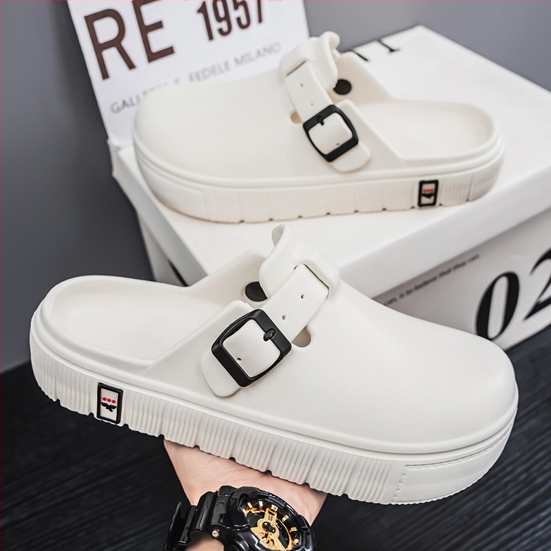 Baotou papucsok férfi nyári külső ruházat csúszásgátló dezodor lélegző alkalmi bircan cipők strand divatos sportszandálok