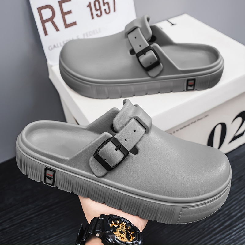 Baotou papucsok férfi nyári külső ruházat csúszásgátló dezodor lélegző alkalmi bircan cipők strand divatos sportszandálok