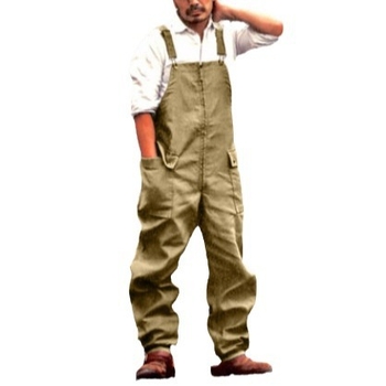 Q017 Európske a americké 2024 Amazon Export cezhraničný nový štvorsezónny čistofarebný voľný rovný pracovný odev ležérne overaly