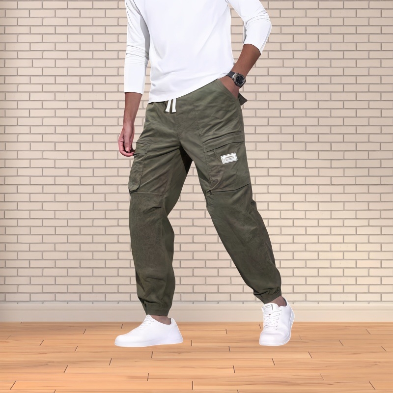 Határokon átnyúló új, lezser overallok, férfi divatos 2024-es tavaszi és őszi többzsebes nadrágok, férfi lezser nadrágok, gyártó spot nagykereskedelem