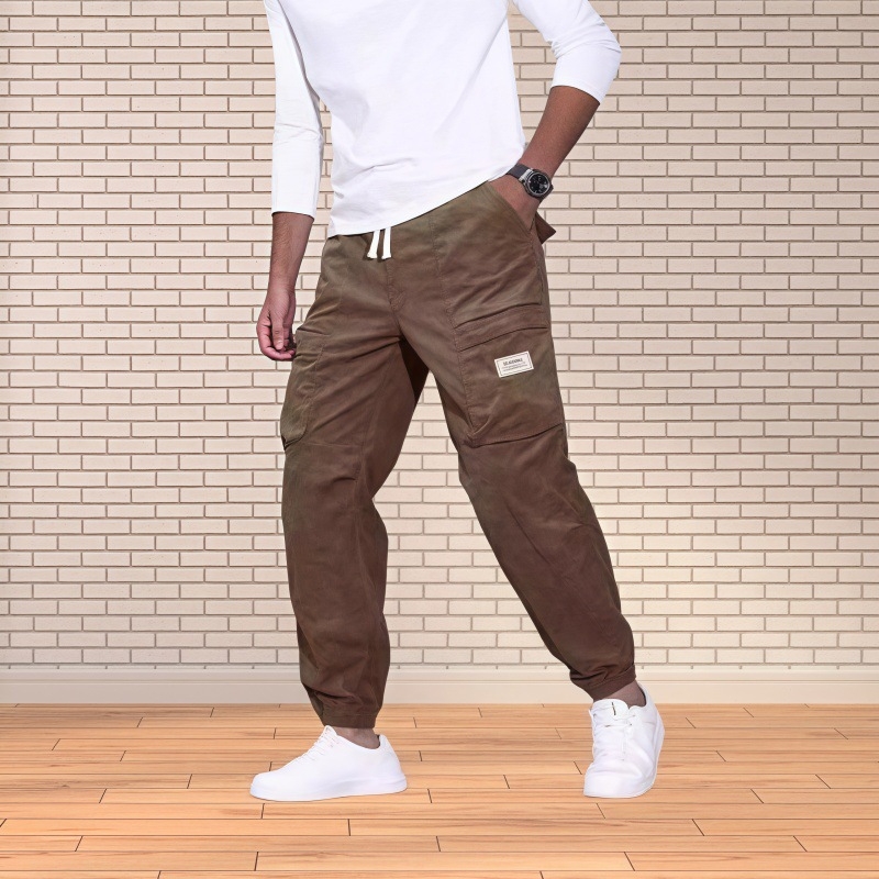 Határokon átnyúló új, lezser overallok, férfi divatos 2024-es tavaszi és őszi többzsebes nadrágok, férfi lezser nadrágok, gyártó spot nagykereskedelem