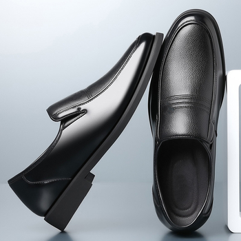 Δερμάτινα Παπούτσια Ανδρικά Φόρεμα από Γνήσιο Δέρμα για Επιχειρήσεις Καλοκαιρινό Κοίλο Αναπνέον Casual Μαλακό Κάτω μέρος Αντιολισθητικό Μεγάλο Μέγεθος Μεσήλικες και Ηλικιωμένοι Παπούτσια Μπαμπά