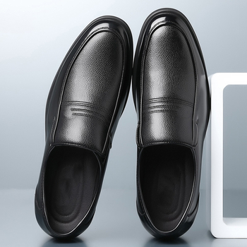 Δερμάτινα Παπούτσια Ανδρικά Φόρεμα από Γνήσιο Δέρμα για Επιχειρήσεις Καλοκαιρινό Κοίλο Αναπνέον Casual Μαλακό Κάτω μέρος Αντιολισθητικό Μεγάλο Μέγεθος Μεσήλικες και Ηλικιωμένοι Παπούτσια Μπαμπά