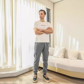 Határokon átnyúló külkereskedelem Amerikai szerszámok Hétköznapi férfi edzőnadrágok Férfi szerszámok Többzsebes kényelmes bársony sportnadrág