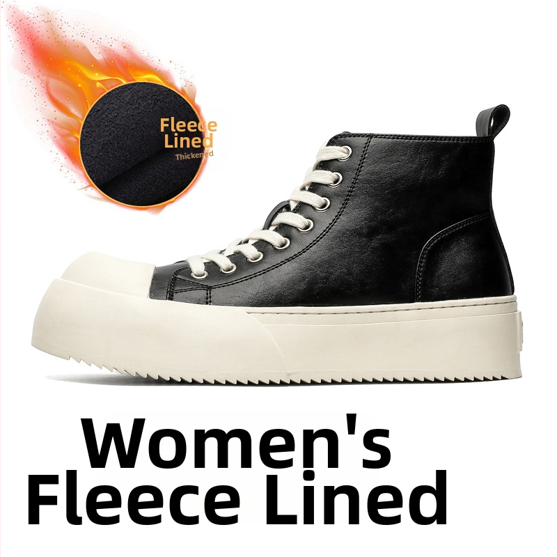 Sügis 2024 uued vabaajajalatsid naistele mustad paksu tallaga suurendatud peaga Derby kingad 55426-J