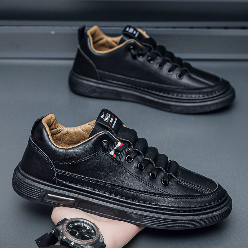 2024 tavaszi cipők sport borsócipő férfi alkalmi vezetési cipő puha talpú divatos bebújós, minden mérkőzésre alkalmas, lusta bőrcipő