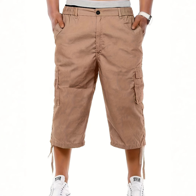 Meeste vabaaja mitme taskuga tööriistapüksid, meeste lahtised vabaaja püksid, capri püksid