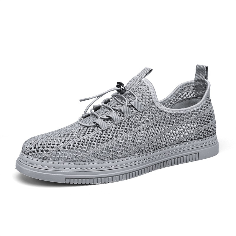 2024 Letné priedušné duté sieťované výrazné ľahké topánky s otvormi, outdoorové športové módne pánske doskové topánky