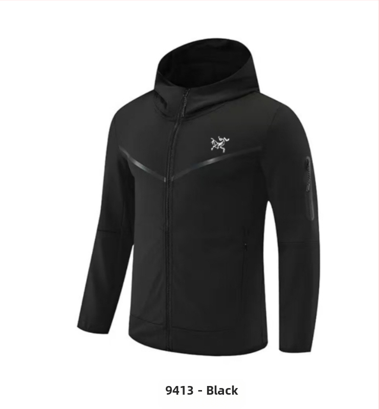 2025 m. pavasario ir rudens megzti marškinėliai su gobtuvu ir užtrauktuku, šilti sportiniai švarkai, viršutiniai nauji megztiniai