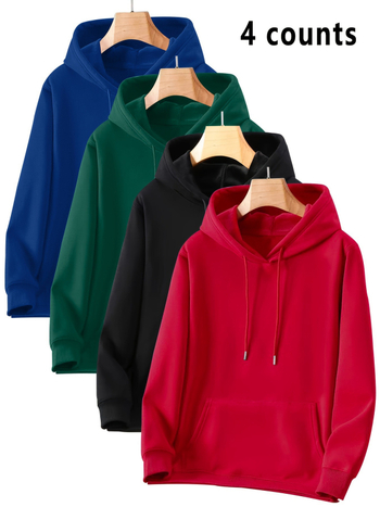 Hanorac cu glugă pentru bărbați, ușor, din amestec de bumbac, casual, all-match, la modă, Amazon Wish