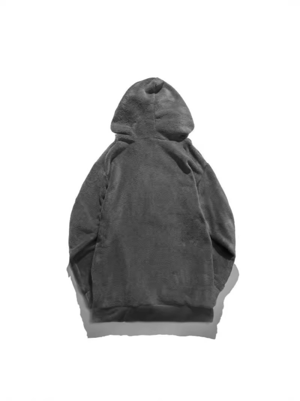 Veste cu glugă pentru bărbați, casual, plus size, din fleece coral, la modă, toamnă și iarnă, transfrontaliere AliExpress