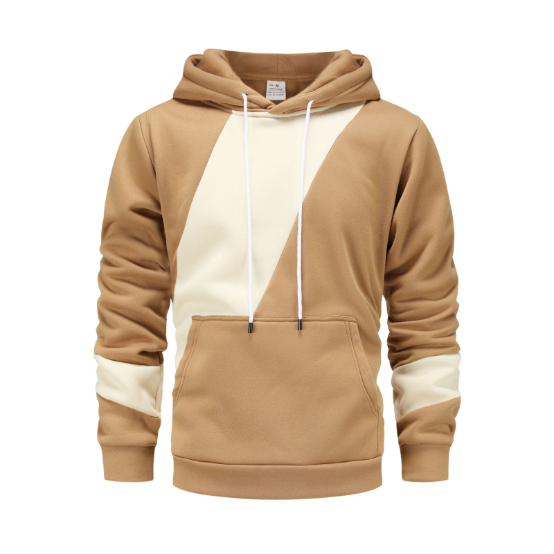 Jachetă sport pentru bărbați, cu glugă, stil 2024, transfrontalieră, sport, casual, vrac, primăvară și toamnă, pulover, cusut, hanorac, dimensiune frumoasă