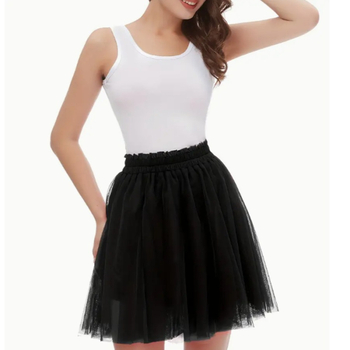 Fustă plisată cu talie, cu plasă de criptare, cusut, tutu pentru adulți, performanță, fustă de alergare, Halloween, cadou de Crăciun, fustă
