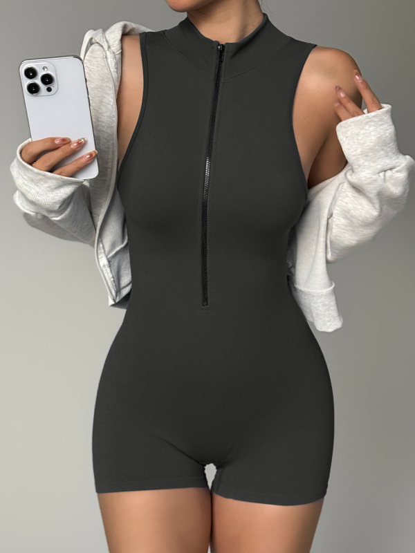 4 spalvų persikinės spalvos šortai su užtrauktuku ant užpakaliuko, jogos bodžiai, formuojantys apatiniai drabužiai, fitneso sportinė apranga, moteriški kombinezonai