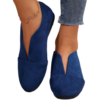 Külkereskedelmi cipők, határokon átnyúló, új, 2024-es női cipők, tavaszi és őszi alkalmi cipők, hegyes sarkú, lapos, nagy méretű cipők