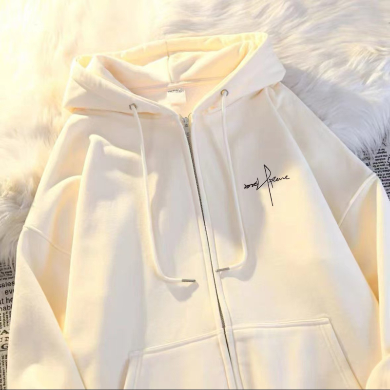 Férfi pulóverdzseki, új, lusta stílus, 2024-es új, kapucnis, téli, laza, mindenhez illő dizájnú, Sense kardigán, divatos márka