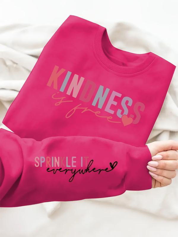 Női bő, kerek nyakú kapucnis pulóver - őszi és téli lezser lo