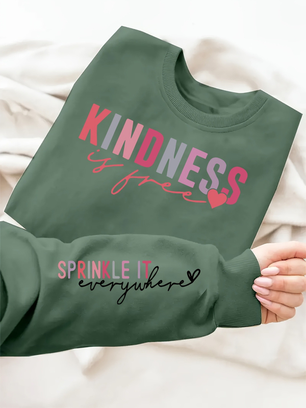 Női bő, kerek nyakú kapucnis pulóver - őszi és téli lezser lo