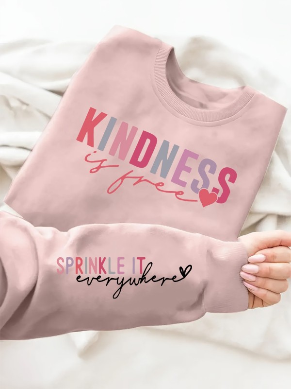 Női bő, kerek nyakú kapucnis pulóver - őszi és téli lezser lo