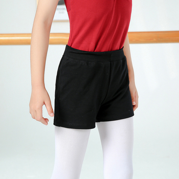 Детски панталони за танци, триточкови балетни боксерки, черни предпазни шорти, етнически боксерки за момичета