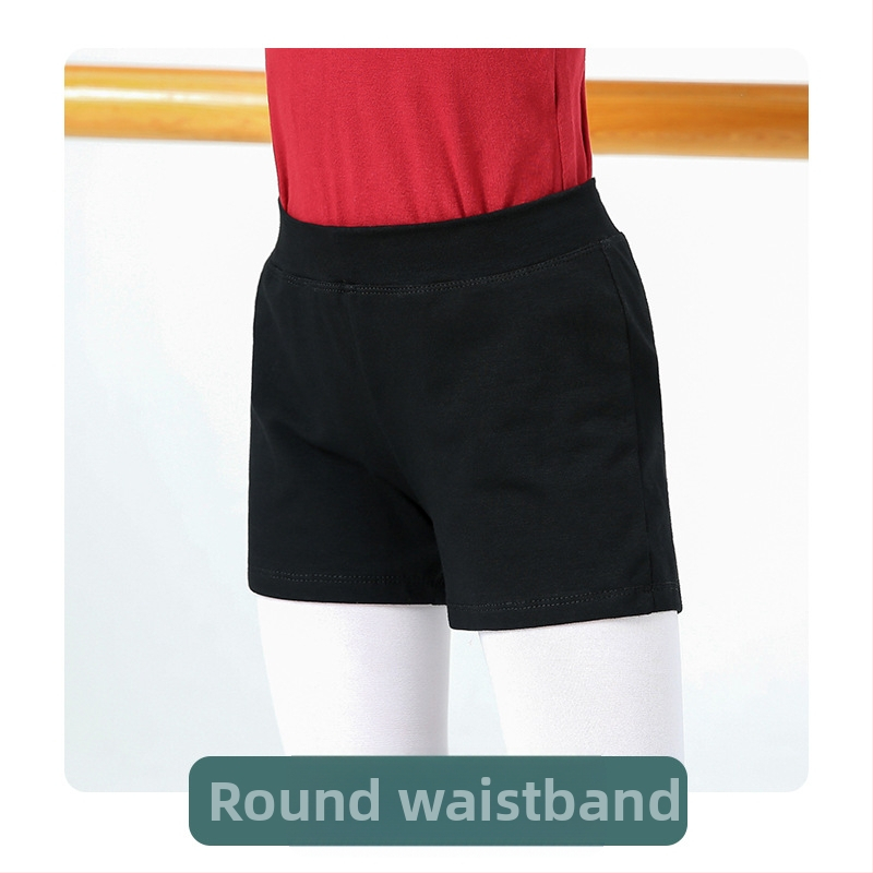 Детски панталони за танци, триточкови балетни боксерки, черни предпазни шорти, етнически боксерки за момичета