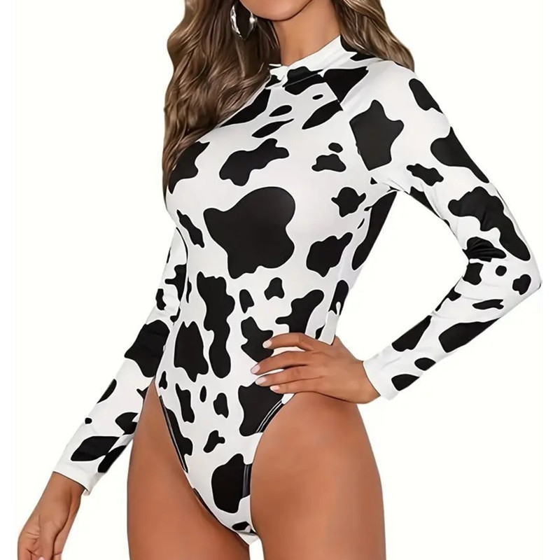 Europos ir Jungtinių Valstijų tarpvalstybinis karštųjų pavasarių ir vasaros naujas gradientinis spalvų 3D skaitmeninis spausdinimas moterims ilgomis rankovėmis vientisas maudymosi kostiumėlis