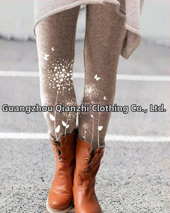 2022 őszi, határokon átnyúló külkereskedelemmel foglalkozó európai és amerikai divatos, kefélt mintás, karcsúsító csizmanadrág, női ruházat